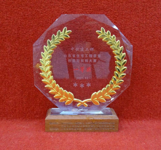 山東省住建工程質(zhì)量短視頻大賽一等獎(jiǎng)